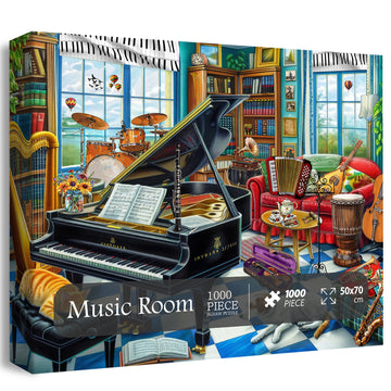 Music Room puzzle puzzle 1000 pezzi
